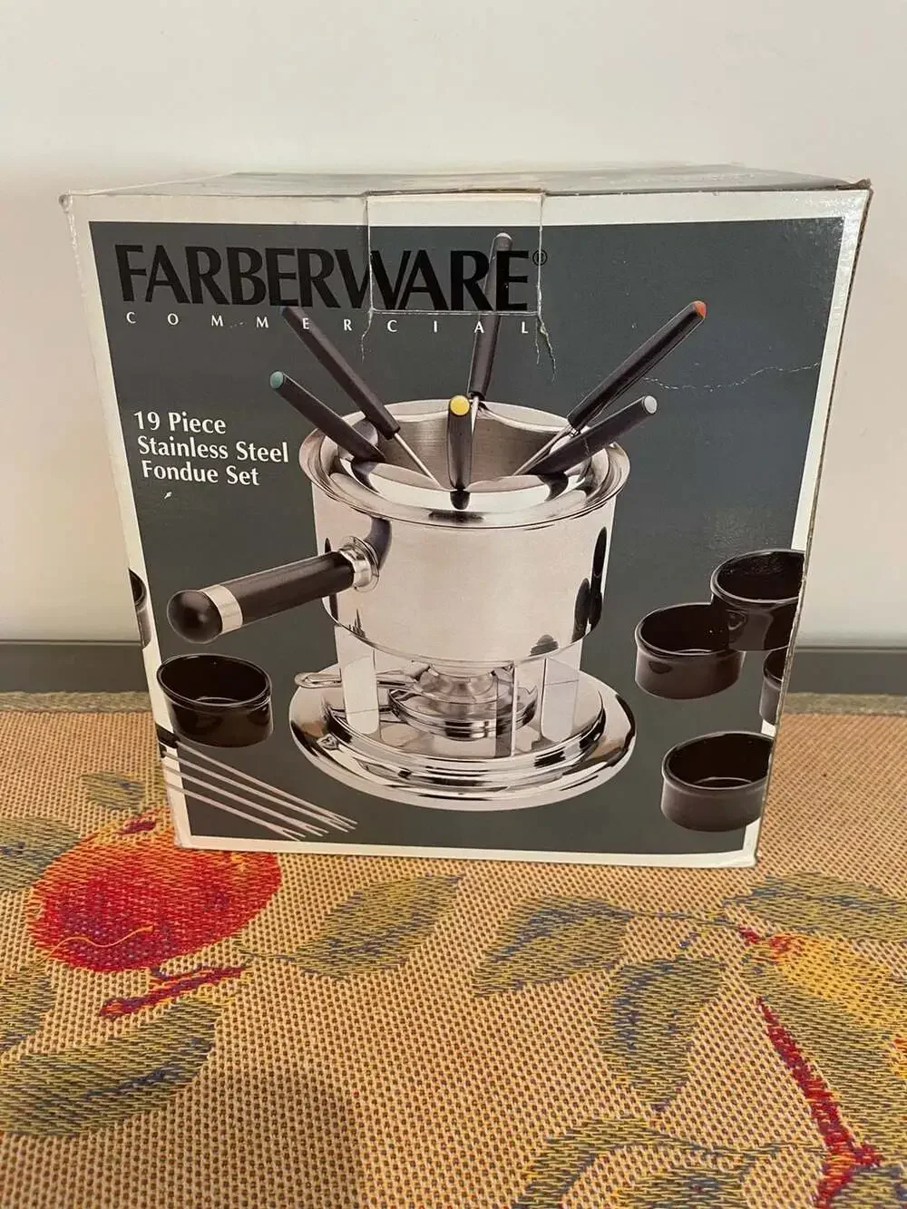 Farberware Commercial 19-Piece Stainless Steel Fondue Set